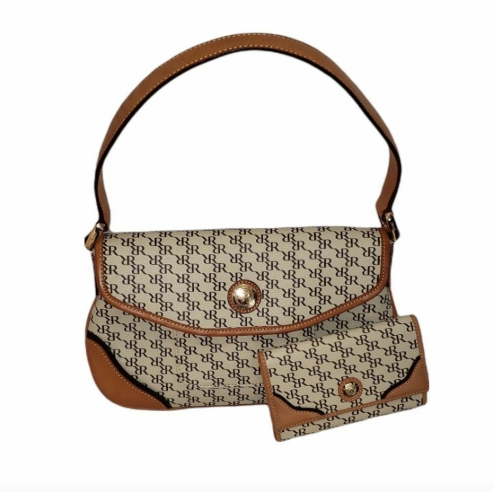 RIONI shoulder bag & trifold wallet NWT